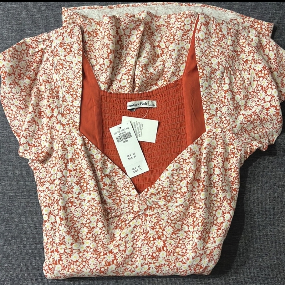 Nwt Abercrombie And Fitch Knot Front Dress - image 3